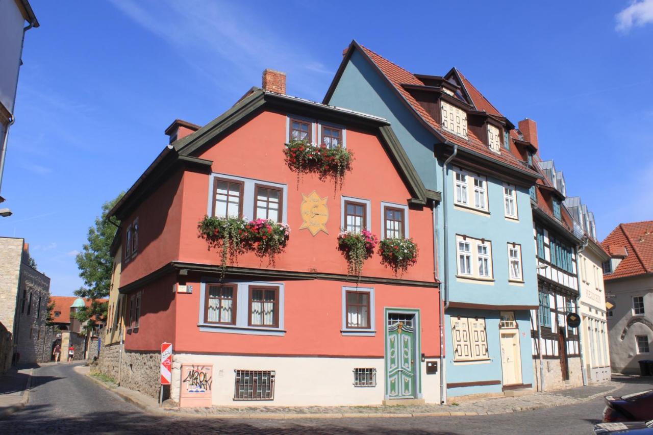 Apartmán Haus Zum Kleinen Helm Erfurt Exteriér fotografie