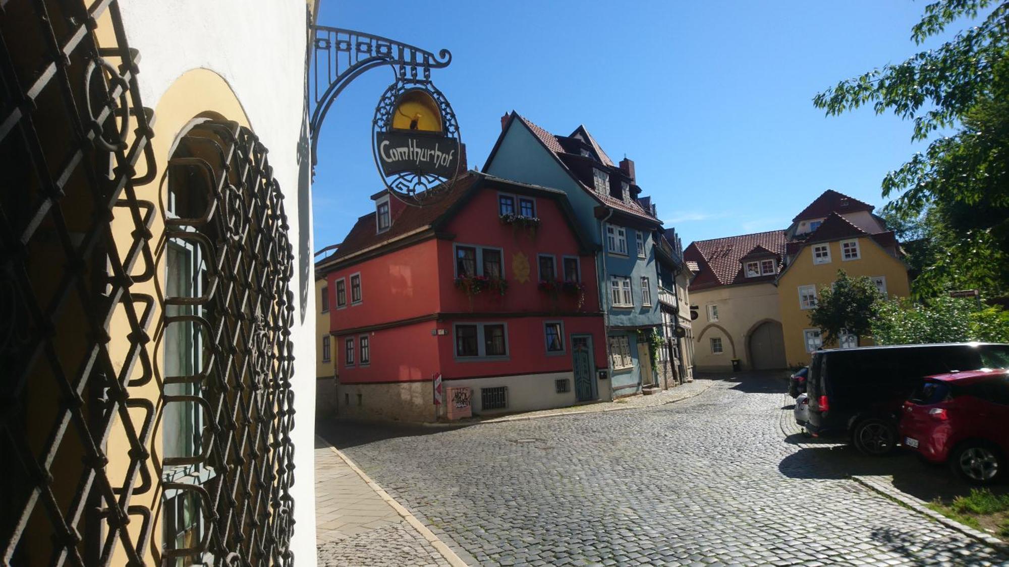Apartmán Haus Zum Kleinen Helm Erfurt Exteriér fotografie